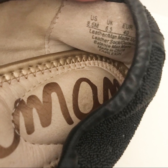 Sam Edelman Fairleigh Leather Cap Toe Ballet Flats - Picture 8 of 12